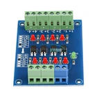 24V to 5V 4-Channel PLC Signal Converter Level Voltage Board 4-Bit Optocoupler