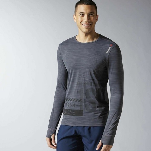 Long Sleeve ActivChill Tee Shirt - Grey 
