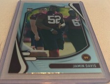 2021 Panini Absolute Football Jamin Davis Washington Commanders Rookie #178