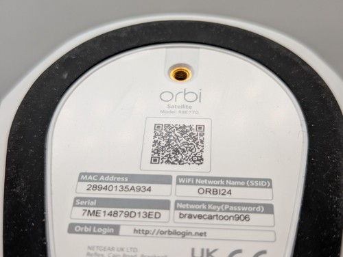 NETGEAR Orbi RBE770 WiFi 7 mesh add-on satellite BE11000 tri-band NO CABLE - Afbeelding 16 van 17