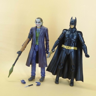 Lot 2 Dc Comics Movie Masters The Dark Knight Batman Joker Action
