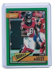 #/75 Calvin Ridley  RC  ▪  2018 Honors   Classics Update GREEN Prizm   Rookie