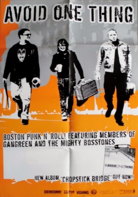 AVOID ONE THING - 2004 - Mighty Mighty Bosstones - In Concert Tour - Poster
