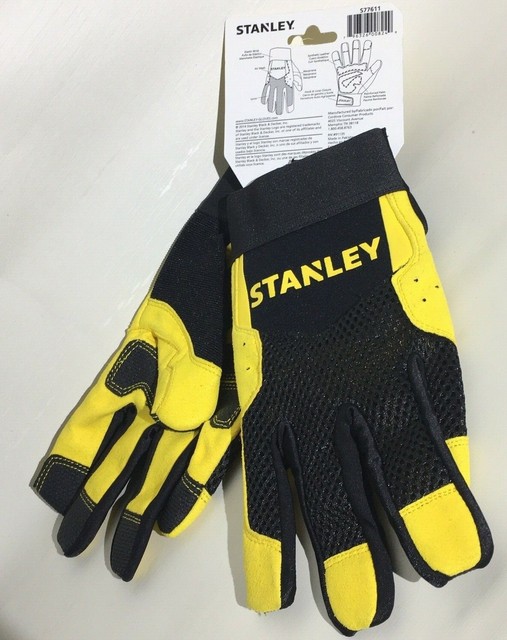 stanley work gloves leather