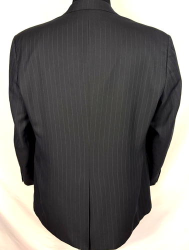 Traje Blazer Chaqueta A Rayas Haggar Para Hombre Talla 44 R Calidad Premium - Imagen 6 de 9