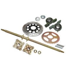 44" ATV Quad Go Kart Rear Axle Kit Sprocket Wheel Hub Go Cart Trike ebike