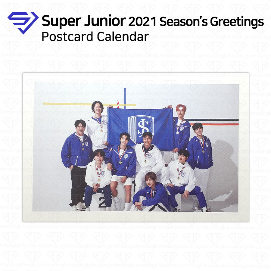 Super Junior 2021 Season's Greetings Photocard Postcard Calendar