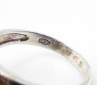 925 Sterling Silver  White Cubic Zirconia Floral Cocktail Ring Sz 6.5  RG3407 — photo 6