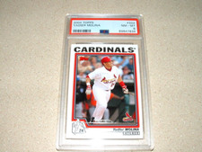 2004 TOPPS YADIER MOLINA ROOKIE CARD PSA 8 NM-MINT CARDINALS HOFER SEE PIX