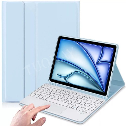 Touchpad Keyboard Case Cover For iPad 6/7/8/9/10/11th Gen Air 4 5 6 Pro 11 10.5 - Picture 4 of 44
