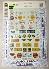 HO Scale Microscale Decals 87-420 Commercial Signs NIP