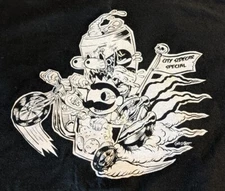 NEW National Bohemian Natty Boh City Sidecar Special Motorcycle Cotton Shirt 2XL