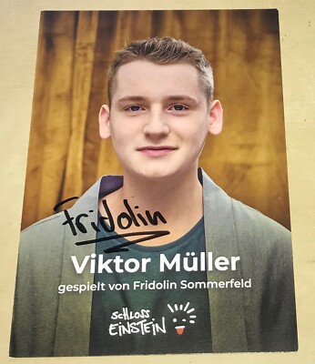 Fridolin Sommerfeld Orig signierte Autogrammkarte Schloss Einstein Autogramm #11