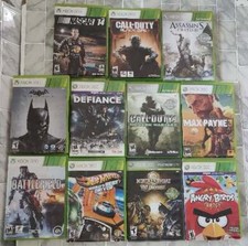 XBOX 360 Game Lot Bundle Call Of Duty Black Ops Max Payne 3 Nascar 14 Batman Ark