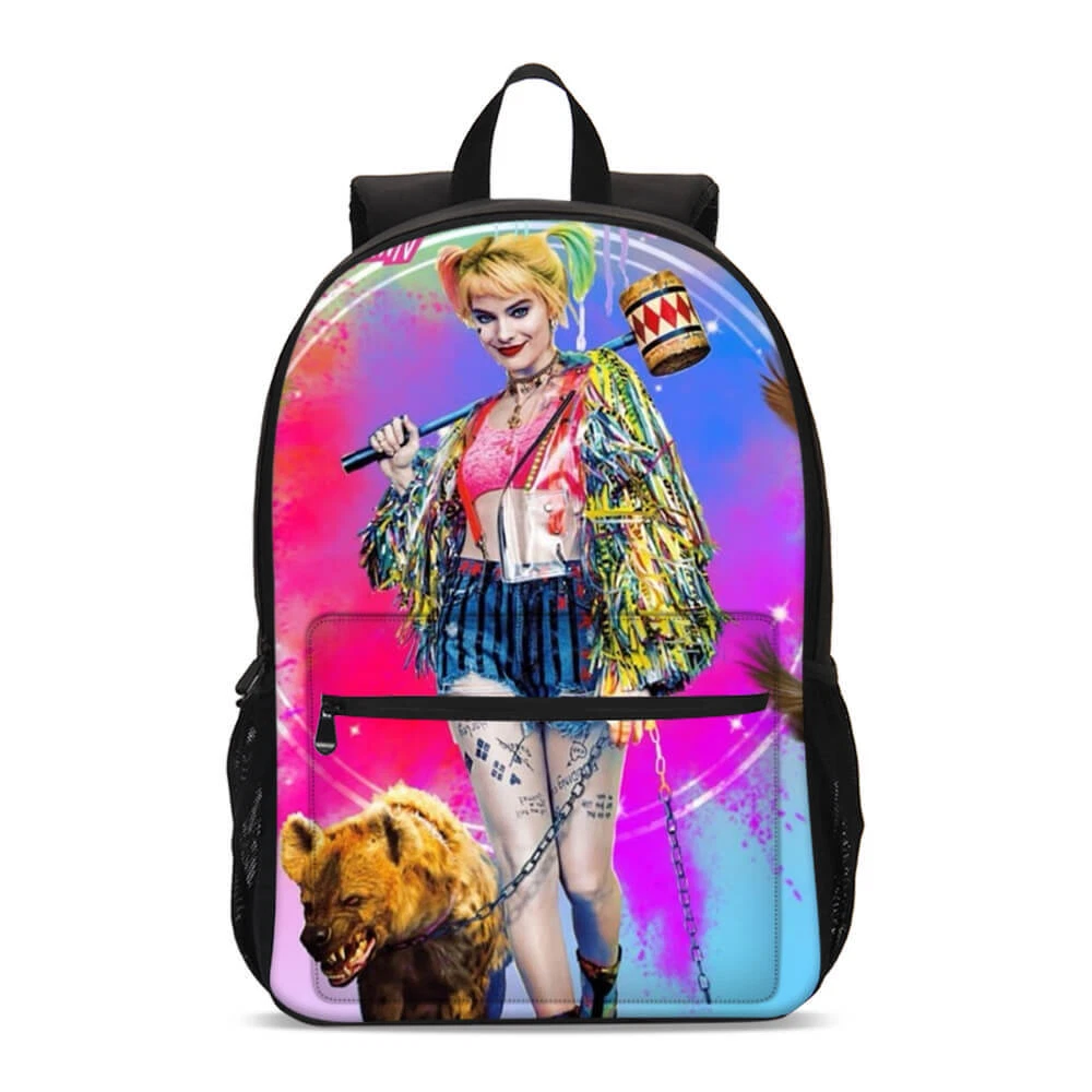 Birds Of Prey Harley Quinn Backpack for Kid