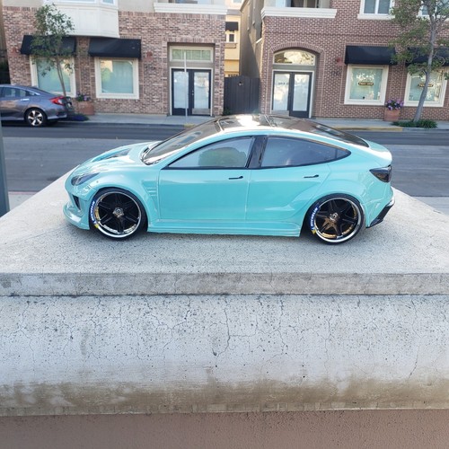 1/10 Custom Paint TESLA 3 HPI 4Tec-2 Drift FZ02 TT02 YD2 DC10 MST Body Only