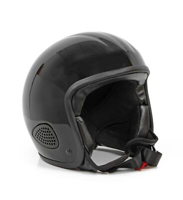 Bores motorcycle helmet Gensler cult jet helmet with textile lining shiny black