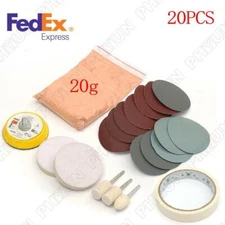 Car Windows Polishing Pad Glass Polishing Set Tool 20 Grams Cerium Oxide Powder
