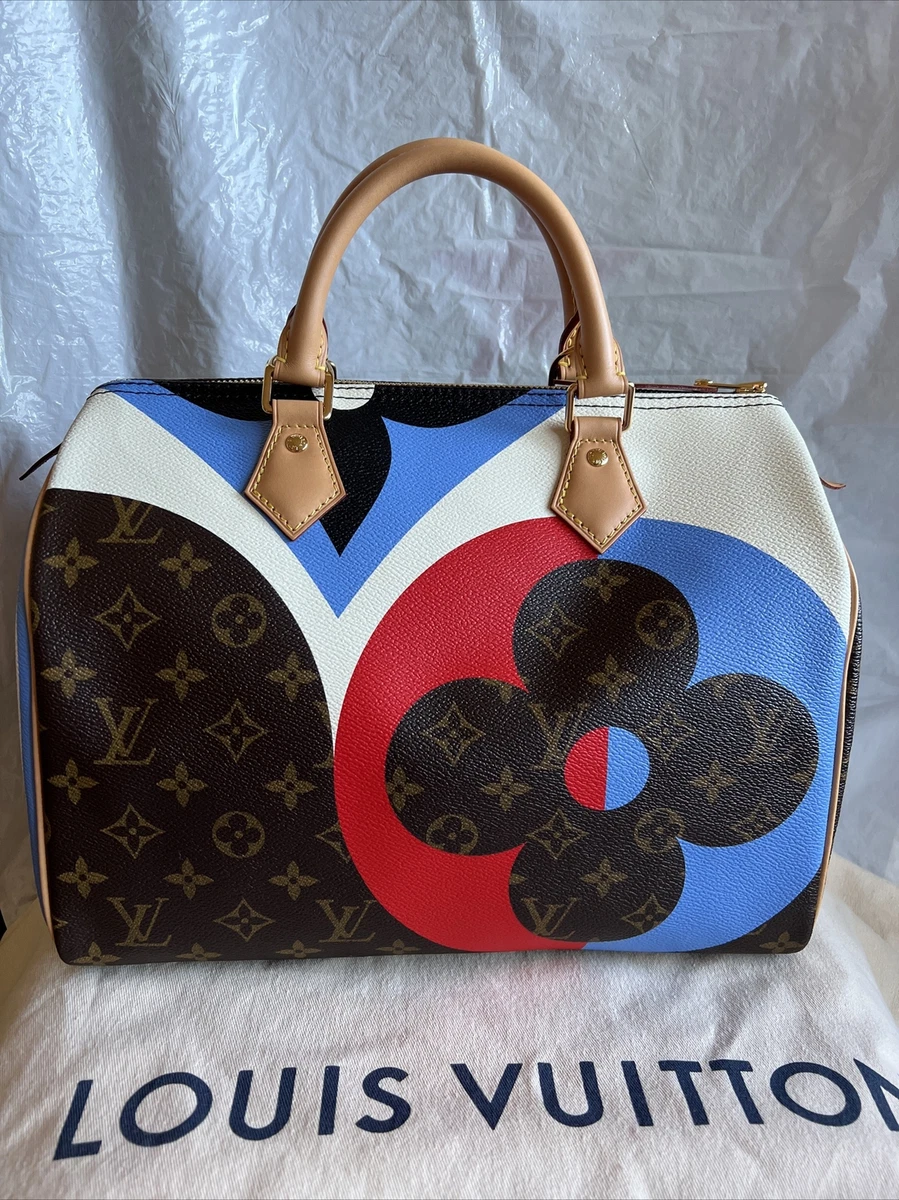 Authentic Louis Vuitton Game On Monogram Bandolier Speedy 30