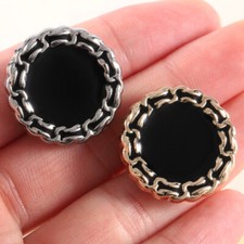 UK 6pcs Round Metal Buttons Coat Sweater Suit Sewing 13mm Button Accessory Craft