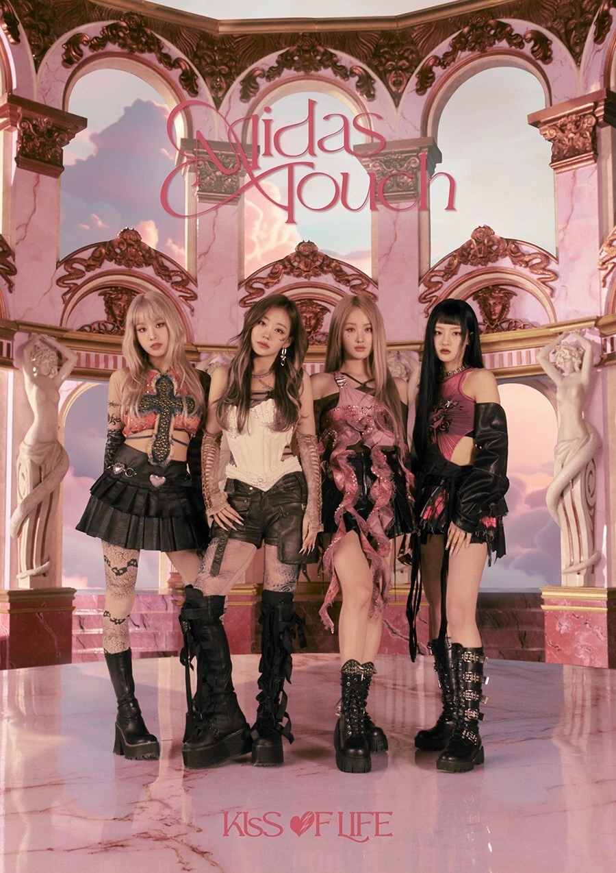 KISS OF LIFE MIDAS TOUCH 1st Single Album POCA Ver/QR Card+2