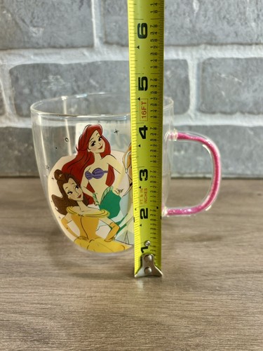 TAZA DE CRISTAL BRILLANTE "Life is A Fairytale" PRINCESSES DISNEY 14 oz. - Imagen 7 de 8