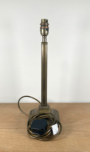 Vintage Antique Brass Table Lamp Base H37cm Rewired - Picture 5 of 8