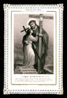 (123680) Image pieuse canivet santino merlettato holy card lace: Letaille 623