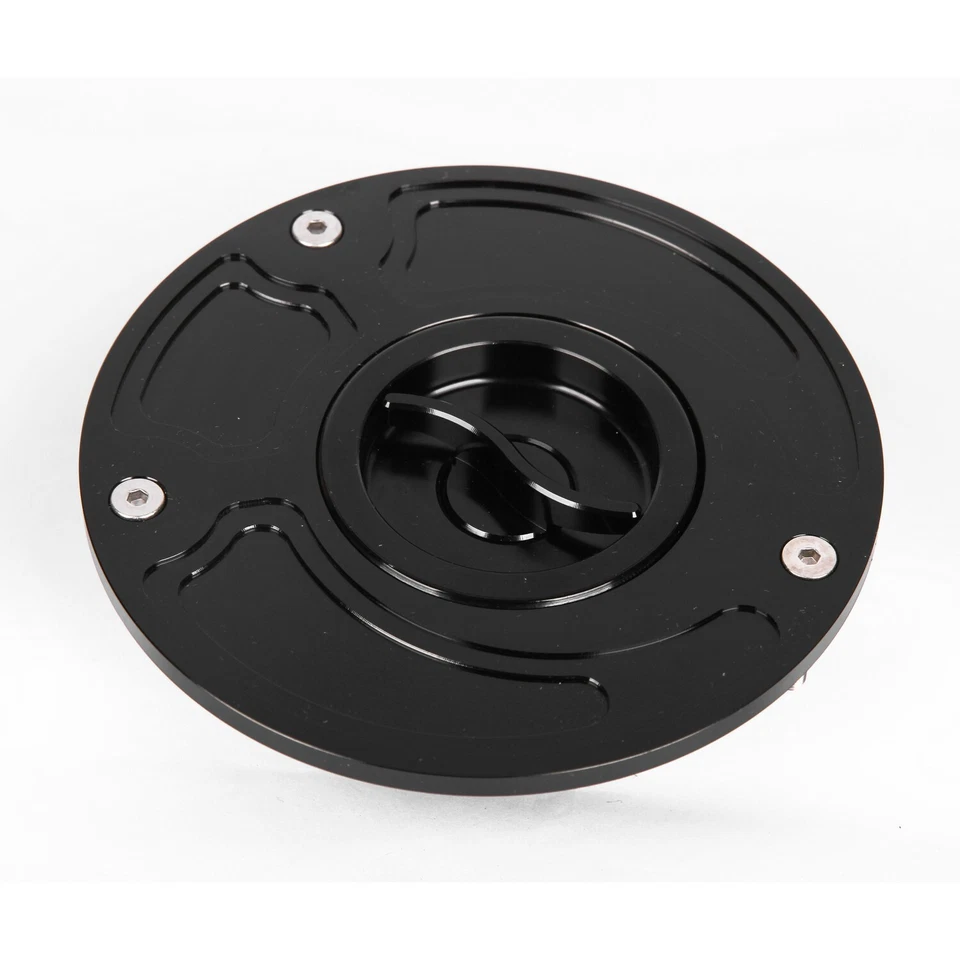 Tapa del tanque de gasolina de combustible CNC sin llave para Honda CBR1000RR/Fireblade CBR1100/1100XX US BK Foto 3 de 4