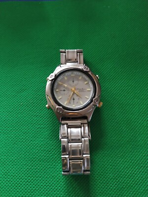 Philip Persio Universal Titanium Watch Quartz Chronograph Style Working 