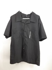 Moose Racing Embroidered Short Sleeved Black Button Shirt Size XL - Made in USA
