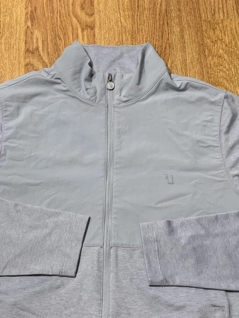 vuori sunday element track performance stretch gym run jacket
