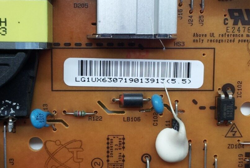 POWER SUPPLY EAY63071901 EAX65423701 PARA LG 42LB5500 42LB5610 42LB561V 42LF5800 - Imagen 2 de 5