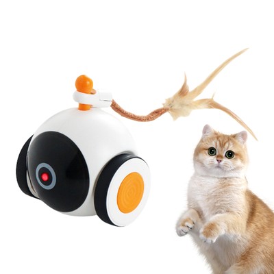 Automatic Cat ball Interactive Pet Toys for Indoor Cats,USB Cat Teaser Enjoy Toy