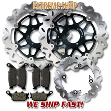 Honda Front + Rear Hi Performance Brake Disc Rotor + Pads CBR 600 F3 (1995-1998)