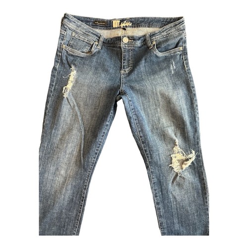 Kut From The Cloth Jeans Womens 12 Celine Slouchy Boyfriend Med Wash #0577 - Picture 5 of 10