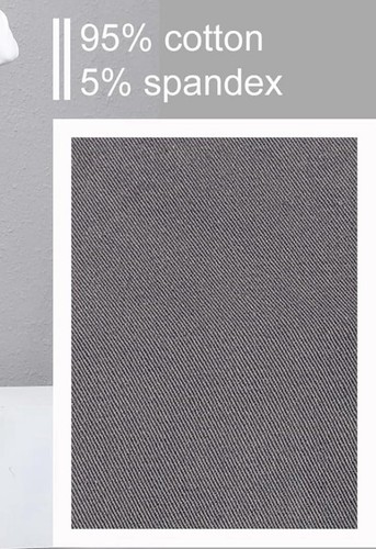 Pantalón gris holgado capri tobillo recto pierna ancha informal de negocios para mujeres de Soiatot - Imagen 5 de 7