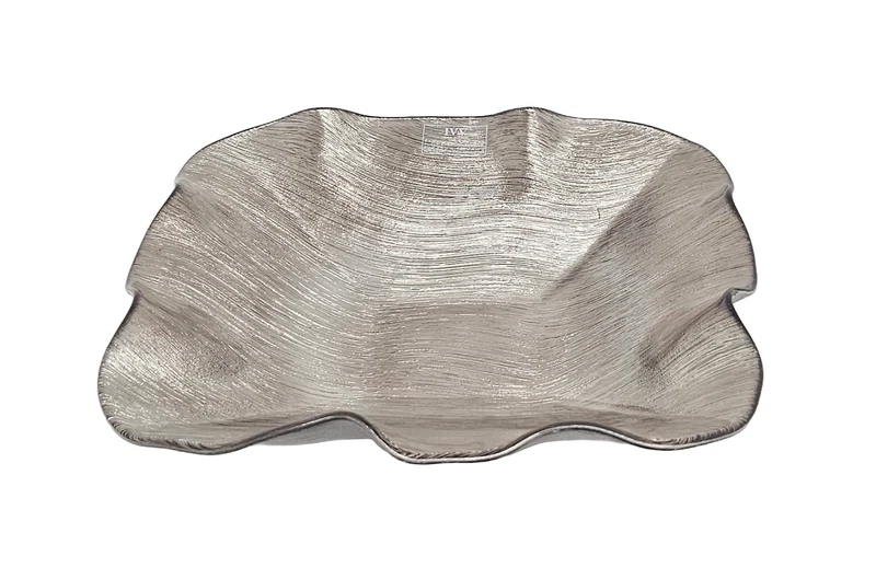 Ciotola Centro tavola SAMOA IVV Sabbia in Vetro 38x38 cm