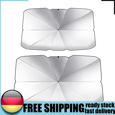 Car Portable Parasol Sunshade Heat Insulation Retractable Sunscreen Front Window