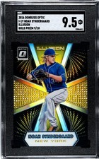 2016 Donruss Optic Noah Synergaard Illusion GOLD PRIZM /10 SGC 9.5 (9/10)