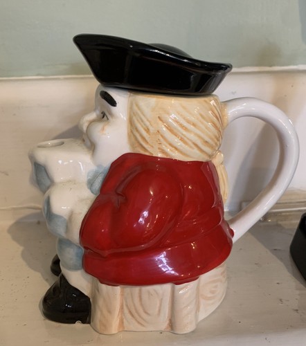 Vintage Toby China Teapot - Picture 2 of 5