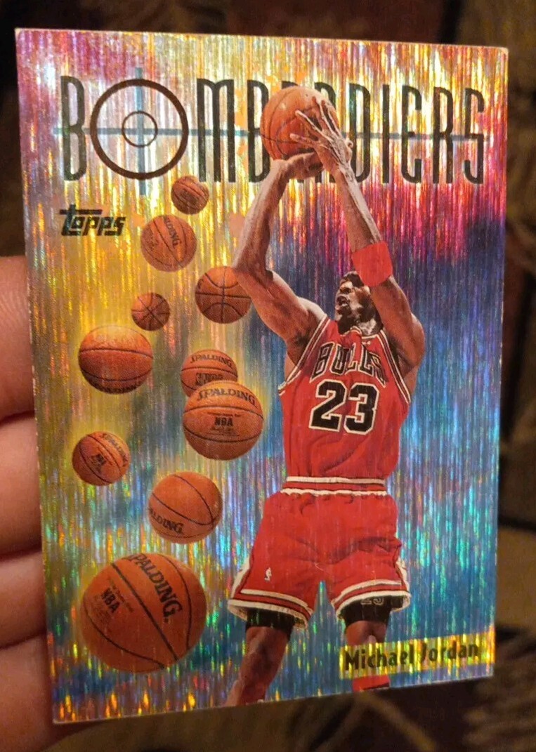 Michael Jordan 1998-99 Topps Bombardiers Seasons Best #SB2 HOLO Insert