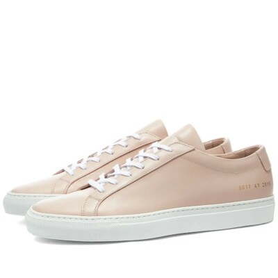 New Common Projects  Achilles Low 6017 BLUSH up white sole contrast  woman