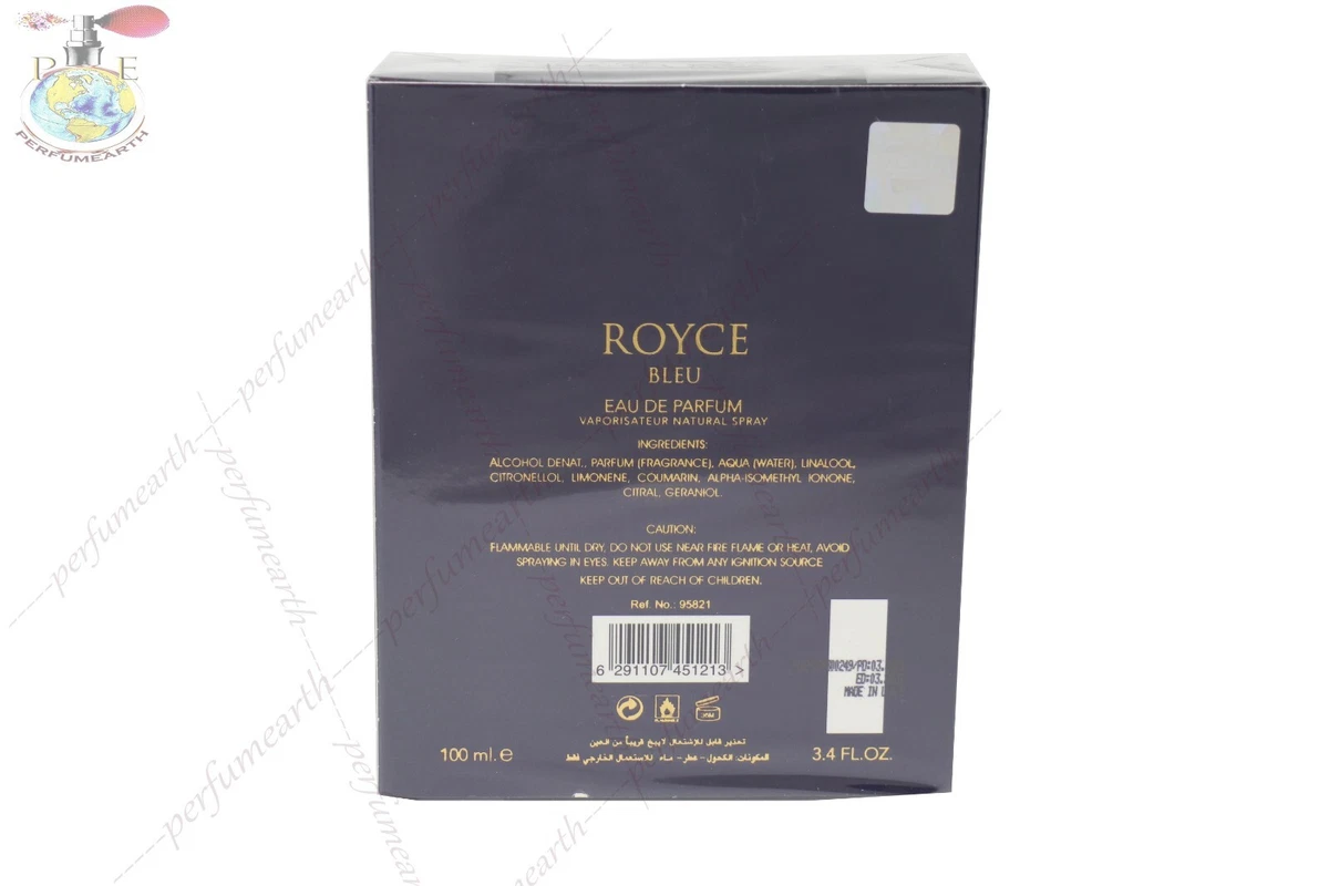 ROYCE BLEU BY (VURV) LATTAFA EAU PARFUM 100ML. – Ana Paula Fashion