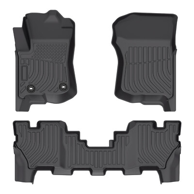 3D Floor Mats Liners For 2024-2025 Toyota Land Cruiser TPE Rubber All Weather