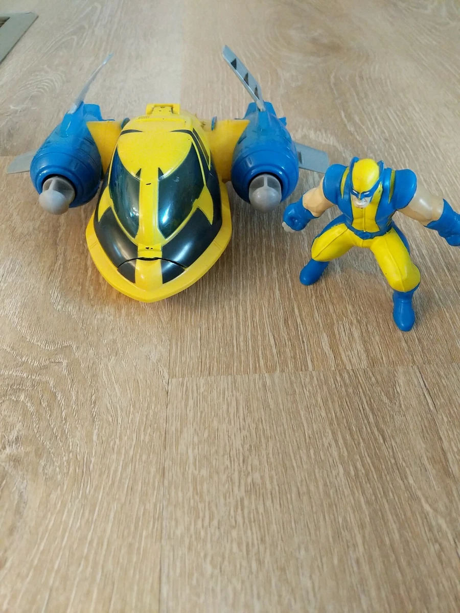 Imaginext Wolverine Attack Plane Jet Fisher Price X men Marvel