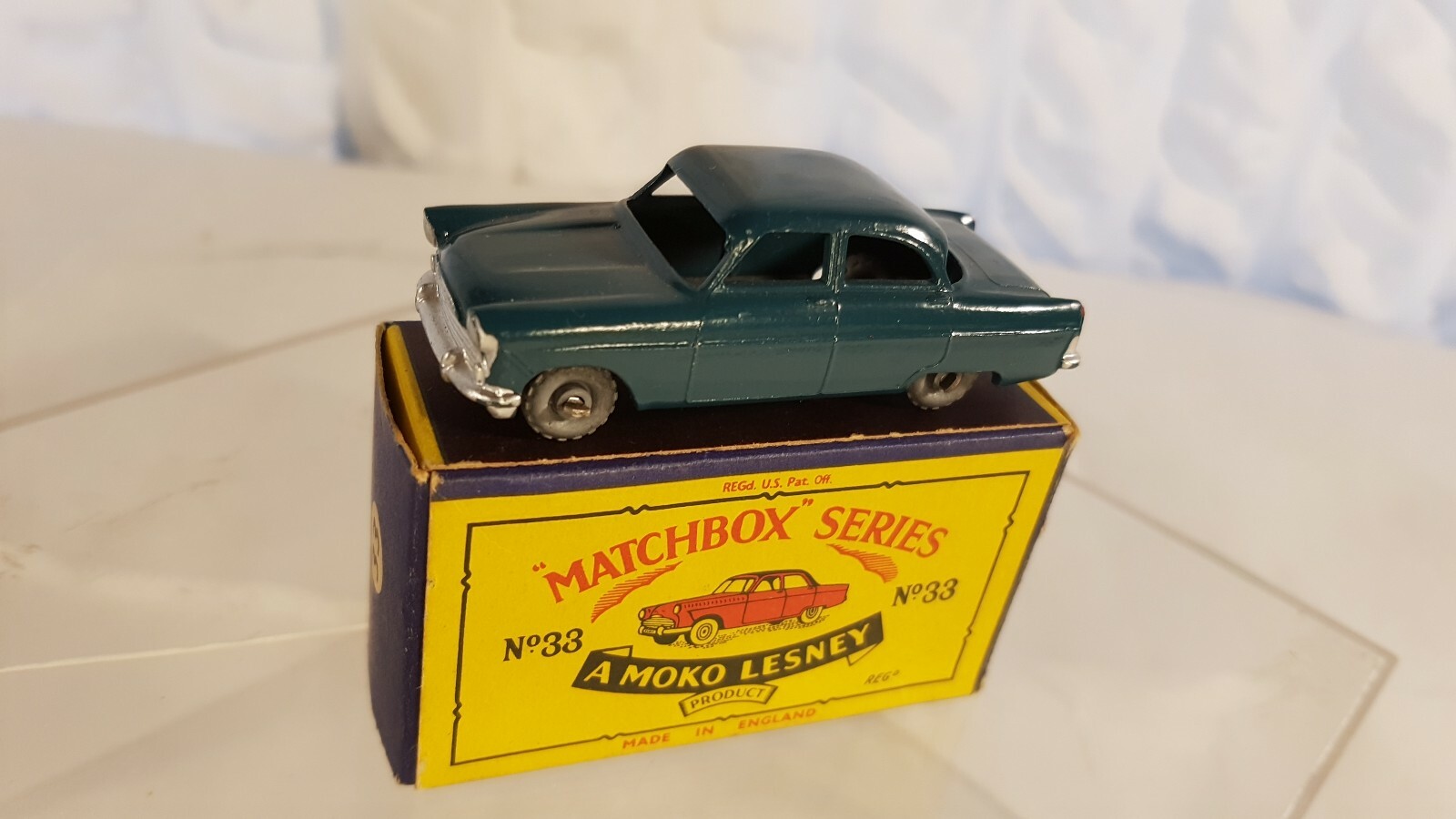 Matchbox Moko 1950's N.33 FORD ZODIAC mint in box TOP CONDITIONS made in England Matchbox Moko 1950's N.33 FORD ZODIAC mint in box TOP CONDITIONS made in England