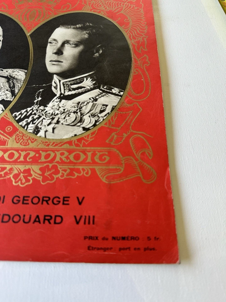 Revue ancienne L’Illustration hors-série – Février 1936 – Mort du roi George V - Photo 3/4