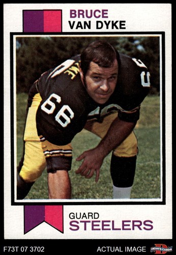 1973 Topps #505 Bruce Van Dyke Steelers RC Missouri 7.5 - NM+