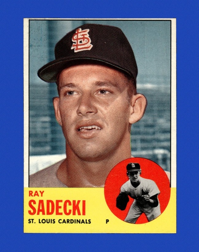 1963 Topps Set-Break #486 Ray Sadecki NR-MINT *GMCARDS*